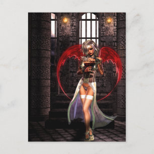 Blutangel Gothic Girls™ Vampire Fantasy gezeichnet Postkarte
