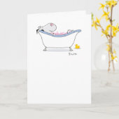 BLUTBAD KARTE (Gelbe Blume)