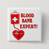 BLUTBANK-EXPERTE BUTTON (Vorderseite)