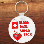 BLUTBANK-SUPER-TECH SCHLÜSSELANHÄNGER (Vorderseite)