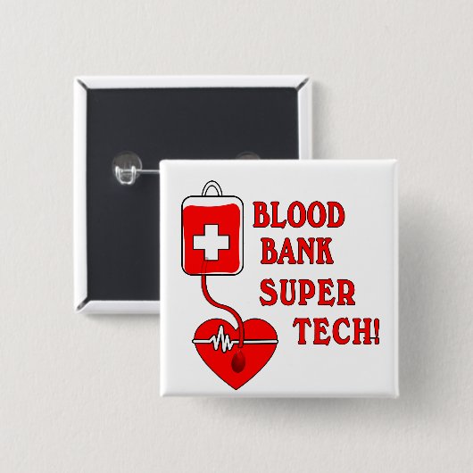 BLUTBANK-SUPERTechnologie Button (Vorne & Hinten)