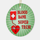 BLUTBANK-SUPERTechnologie Keramikornament (Links)