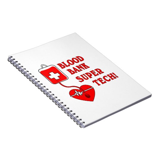 BLUTBANK-SUPERTechnologie Notizblock (Rechte Seite)