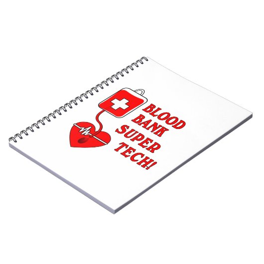 BLUTBANK-SUPERTechnologie Notizblock (Linke Seite)