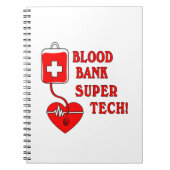 BLUTBANK-SUPERTechnologie Notizblock (Vorderseite)