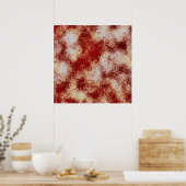 blutbefleckter Spritzer Poster (Küche)