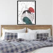 Blutbild Leinwanddruck (Insitu (Schlafzimmer))