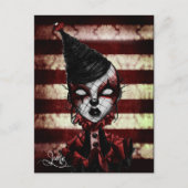 Blutclown Postkarte (Vorderseite)
