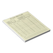 Blutdruck Notizblock (angewinkelt)