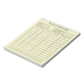 Blutdruck Notizblock (Rotiert)