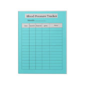 BLUTDRUCK-TRACKER NOTIZBLOCK (Rotiert)