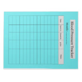 BLUTDRUCK-TRACKER NOTIZBLOCK (Vorderseite)