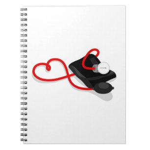 Blutdruckabfall Notizblock