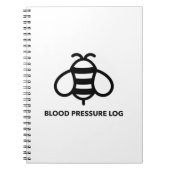 Blutdruckprotokoll Notizblock (Vorderseite)
