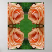 Blutdruckschmerzen Rose Abstrakt Poster (Vorne)