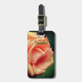 Blutdruckschmerzen Rose Personalisiert Gepäckanhänger (Vorderseite vertikal)