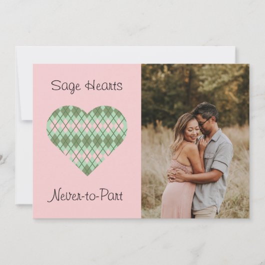 Blutdrucksenkung und rosa Raute (rosa) Feiertagskarte (Vorderseite)