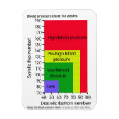 BLUTDRUCKZEICHEN MAGNET (Vertikal)