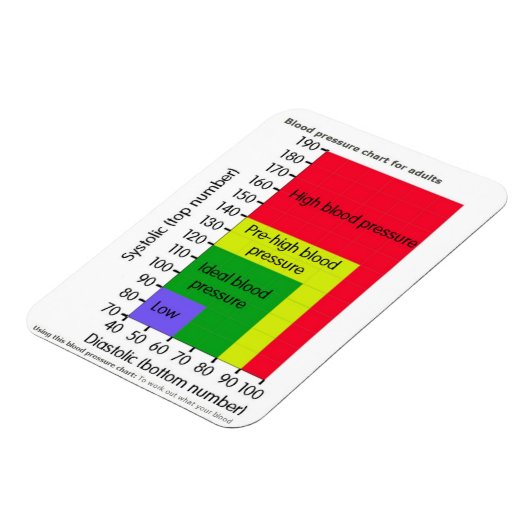 BLUTDRUCKZEICHEN MAGNET (Linke Seite)