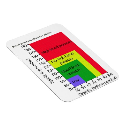 BLUTDRUCKZEICHEN MAGNET (Rechte Seite)