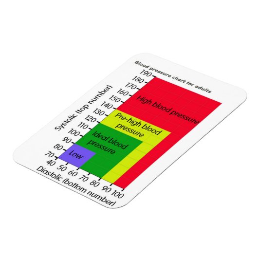 BLUTDRUCKZEICHEN MAGNET (Linke Seite)