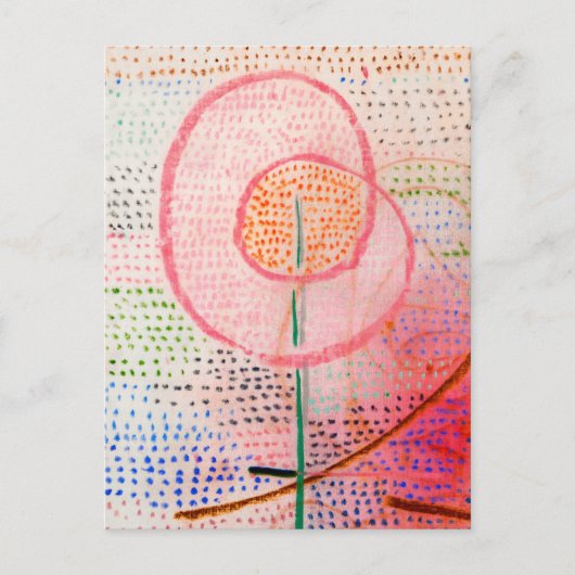 Blüte (1934) von Paul Klee - Abstrakte Kunst Postkarte (Vorderseite)
