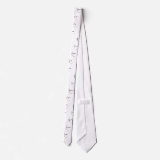 Blüte 2 Tonys Fernandes Kirschblüte Krawatte (Rückseite)