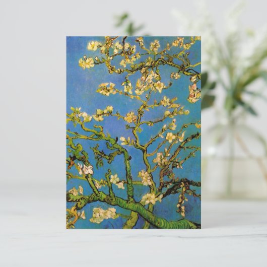 Blüte Almond Tree von Vincent van Gogh (Stehend Vorderseite)