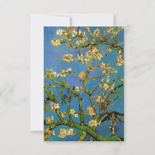 Blüte Almond Tree von Vincent van Gogh (Rückseite)