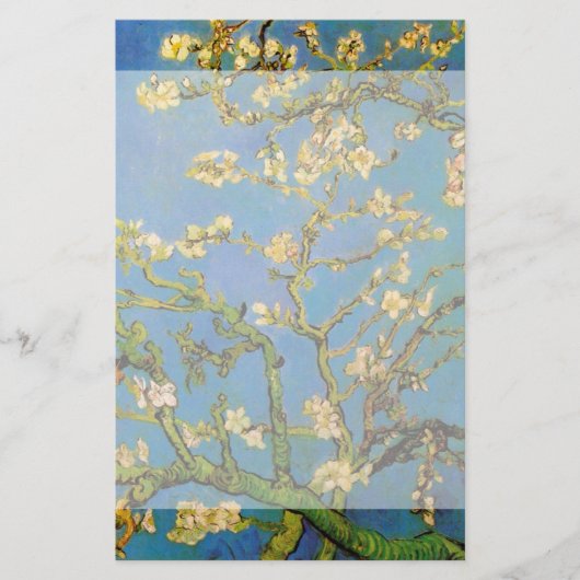 Blüte Almond Tree von Vincent van Gogh Briefpapier (Vorderseite)