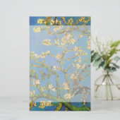 Blüte Almond Tree von Vincent van Gogh Briefpapier (Stehend Vorderseite)