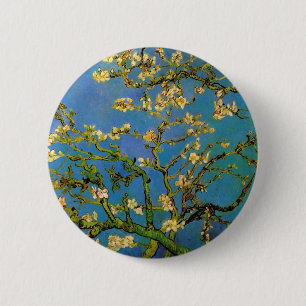 Blüte Almond Tree von Vincent van Gogh Button