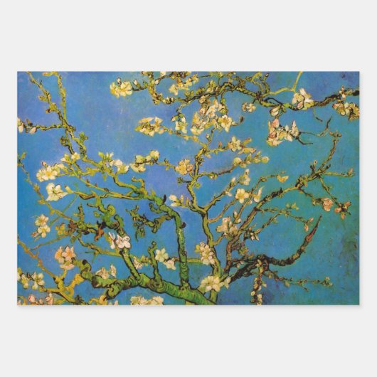 Blüte Almond Tree von Vincent van Gogh Geschenkpapier Set (Vorderseite)