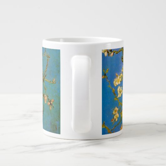 Blüte Almond Tree von Vincent van Gogh Jumbo-Tasse (Rückseite)