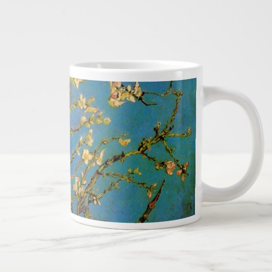 Blüte Almond Tree von Vincent van Gogh Jumbo-Tasse (Rechts)