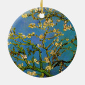 Blüte Almond Tree von Vincent van Gogh Keramik Ornament (Hinten)
