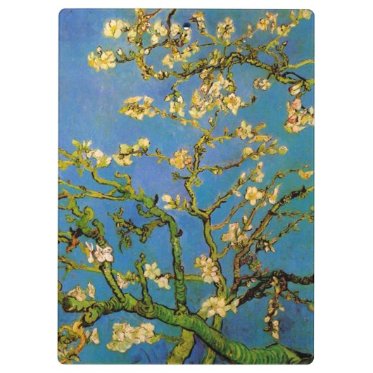 Blüte Almond Tree von Vincent van Gogh Klemmbrett (Rückseite)