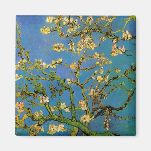 Blüte Almond Tree von Vincent van Gogh Magnet (Vorne)