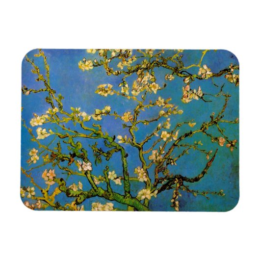 Blüte Almond Tree von Vincent van Gogh Magnet (Horizontal)