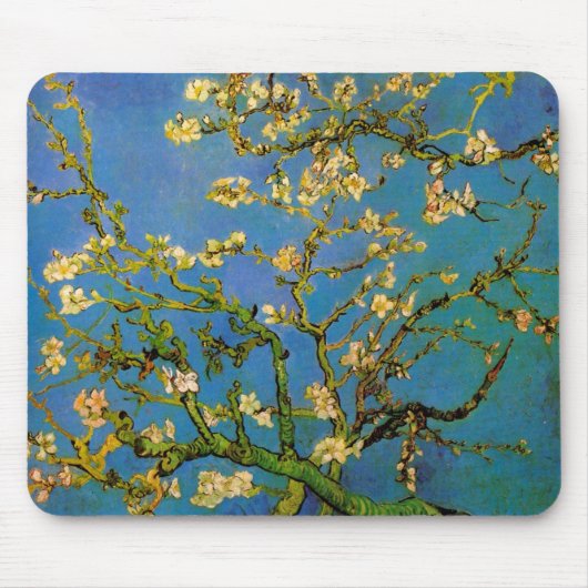 Blüte Almond Tree von Vincent van Gogh Mousepad (Vorne)