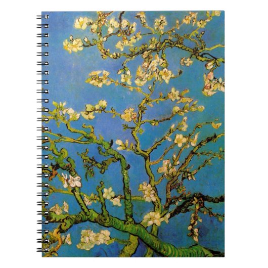 Blüte Almond Tree von Vincent van Gogh Notizblock (Vorderseite)