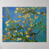 Blüte Almond Tree von Vincent van Gogh Poster (Vorne)
