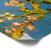 Blüte Almond Tree von Vincent van Gogh Poster (Ecke)