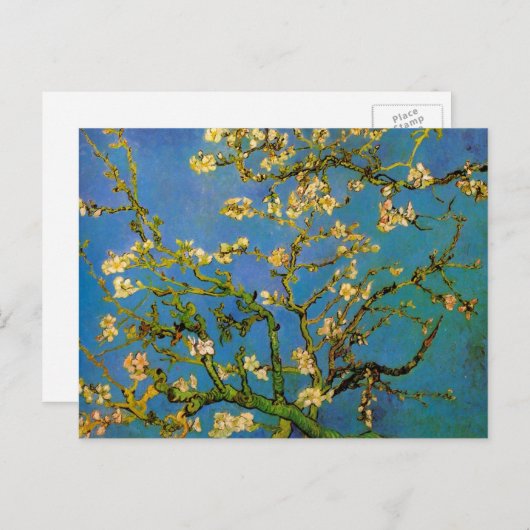 Blüte Almond Tree von Vincent van Gogh Postkarte (Vorne/Hinten)