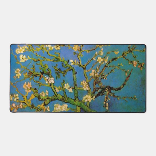 Blüte Almond Tree von Vincent van Gogh Schreibtischunterlage (Vorderseite)