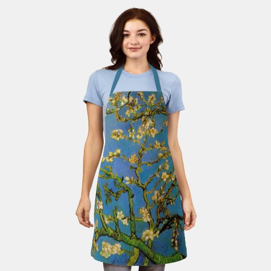 Blüte Almond Tree von Vincent van Gogh Schürze (Getragen)