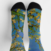 Blüte Almond Tree von Vincent van Gogh Socken (Oben)