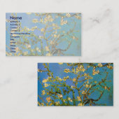 Blüte Almond Tree von Vincent van Gogh Visitenkarte (Vorne/Hinten)