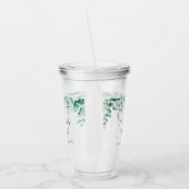 Blüte als Eukalyptus-Grünland Acryltrinkbecher (Links)