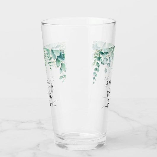 Blüte als Eukalyptus-Grünland Glas (Links)